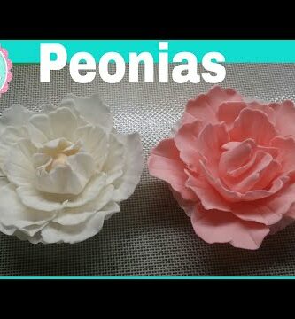 Flor peonia en fondant: el toque perfecto para tus pasteles