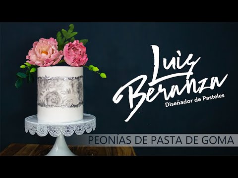 Flor peonia en pasta de goma: Guía para hacerla fácilmente